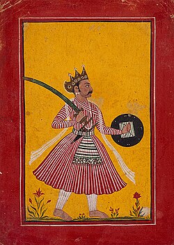 Nakula dalam lukisan India.