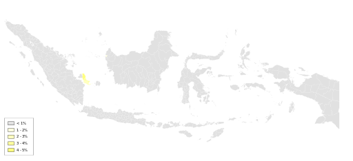 Berkas:Konghucu Indonesia Percentage Sensus2010.svg