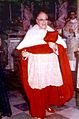 Il cardinale Giuseppe Siri in cappa magna. Sopra di essa è visibile la mozzetta di ermellino