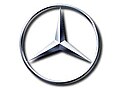 Trikampė žvaigždė Mercedes-Benz kompanijos emblemoje