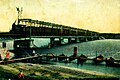 Bulduru dzelzceļa tilts un laivu piestātne (ap 1900)
