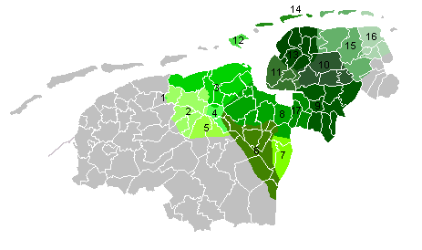 Grunnegs-Oostfraise dialekten