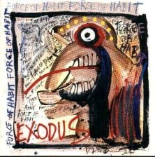 Обложка альбома Exodus «Force of Habit» (1992)
