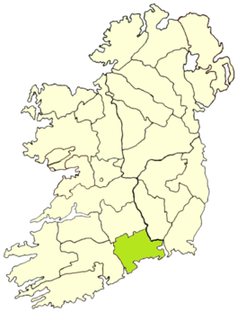 Епархия Утерфорда и Лисмора на карте Ирландии