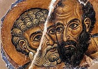 «Апостоли Петро і Павло» , монастир Рабдуху, XII ст., Афон