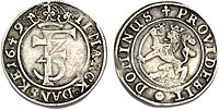 2 марки, 1694 року. Срібло (0.6720). Вага — 11.1400 г.