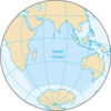 بحر ہند کا نقشہ