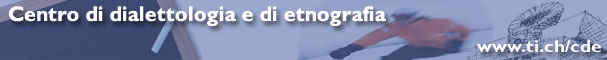 Banner Centro di dialettologia e di etnografia