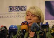 PA Vice-President Tone Tingsgaard delivers the OSCE statement, Yerevan, 13 May 2007