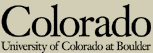University of Colorado at Boulder Wordmark