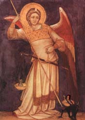 Guariento D'Arpo, "Archangel" (1350) --- Museo Civico, Padova