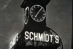 Schmidt's Tower at night with electric lights, circa 1930s.
