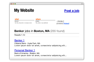 Instant Job Site Example