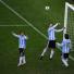 World Cup Quarter-Finals: Argentina strikers Gonzalo Higuain, Carlos Tevez and Messi are offside