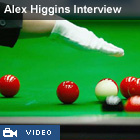 alex higgins interview in video