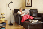 Read in comfort with 'Alex Lighting' floor and table book lights