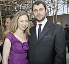 Chelsea Clinton and her husband-to-be Marc Mezvinsky.