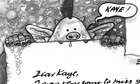 Detail of letter from Raymond Briggs to Kaye Webb