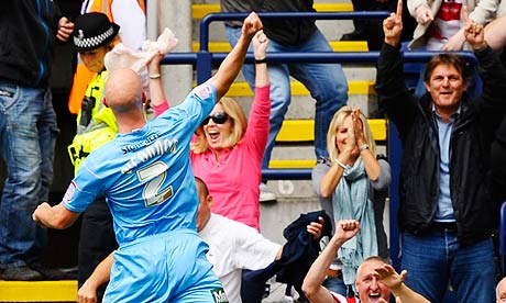 Doncaster Rovers' James O'Connor celebrates
