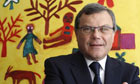 Sir Martin Sorrell, head of advertising and marketing company WPP, at his offices in London