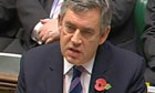 Gordon Brown speaks during Prime Minister's Questions in the House of Commons