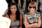 Serena Williams and Anna Wintour sit front-row at Vera Wang.