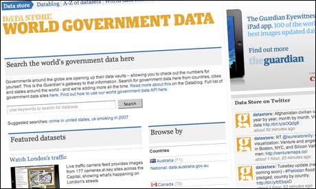 The Guardian's World Government Data store