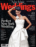 Cover of New York Magazine's Winter 2010 Wedding issue