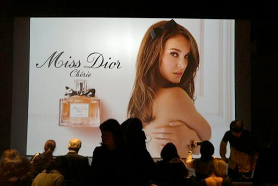 A screen grab of the ad from a press event.