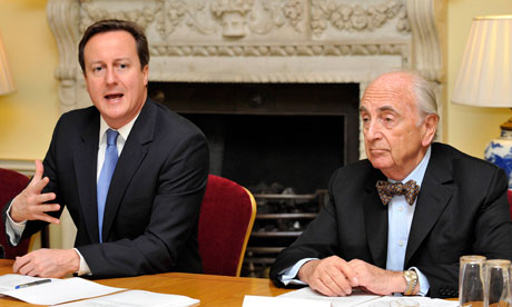 David Cameron and Lord Young