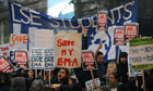 Students take to the streets to fight for EMA – video