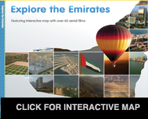 Interactive Map with over 60 aerial videos of UAE