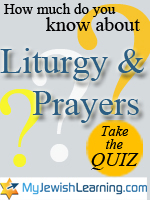 jewish liturgy quiz