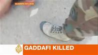 Kaddafi'nin ölümünün kanıtı