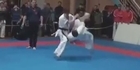  Karate spinning kick ends fight in spectacular style 