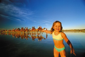 A sunset camel ride is good for the soul. Photo / Tourism Broome