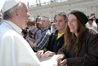 Punk icon meets new Pope