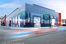 Artist's impressions of the Lysaght Building, soon to be renovated as part of the Wynyard Precinct. Photo / File