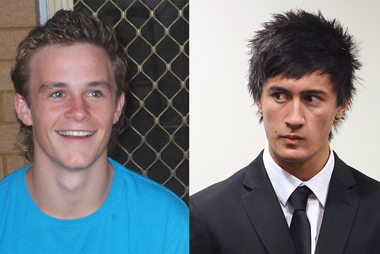 Jesse Howe (left) and Aaron Gourlay (right). Photos / APN