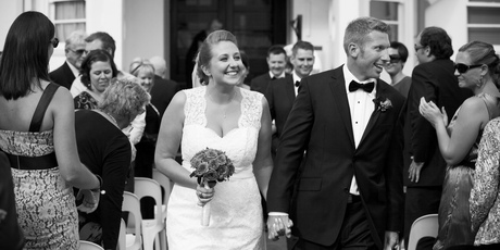Holly Bryant says she and Stuart kept their marriage ceremony along traditional lines. Photo / Supplied, Lauren and Delwyn Project 26/4/2013