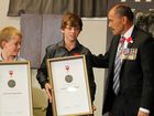 The Governor-General has presented the RSA's prestigious Anzac of the Year Award to New Zealand's youngest-ever recipients - two cousins who saved a man from drowning.