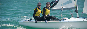 Yachting: Silver for Aleh and Powrie