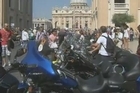  Pope blesses bikers in St Peter's Square 