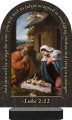 Nativity Prayer Arched Desk Plaque