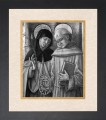 St. Catherine and Bernardino of Siena Framed Image