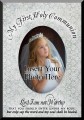My First Communion (Victorian Pattern) Picture Frame (Insert Photo Here)