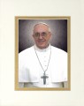 Pope Francis Formal Matted Print