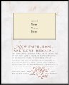 1 Corinthians 13 Vertical Picture Frame (Insert Your Photo)