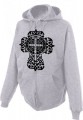 Benedictine Cross Zip Hoodie