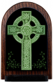 Celtic Cross holy Water Font